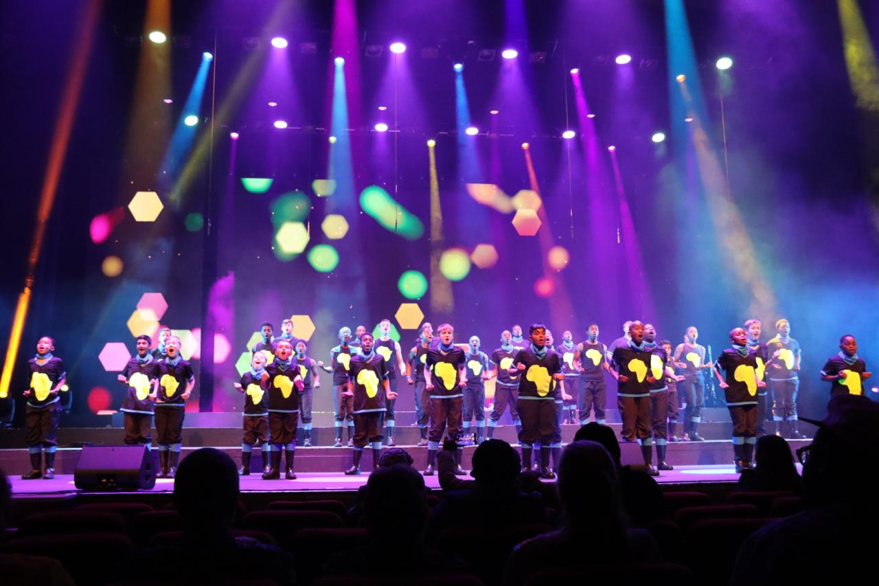 Drakensberg Boys Choir performing on stage