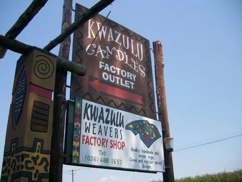 KwaZulu Weavers factory shop sign