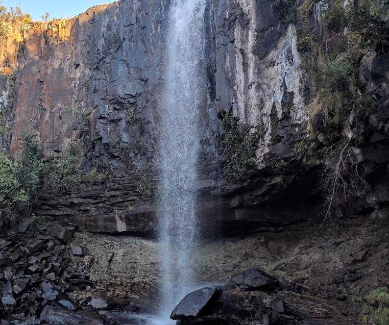 Sterkspruit Falls deep in the forest
